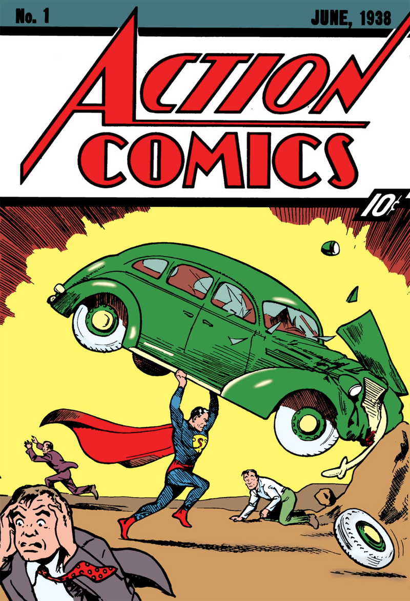 Imagen: Portada del número 1 de Action Comics.